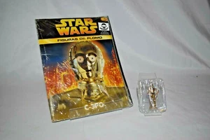 2005 Star Wars Figuras De Plomo C-3PO Metal Figure & Booklet Spanish Rare - Picture 1 of 5