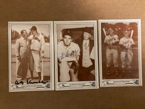Happy Chandler Signed 1983 TCMA Postcard(with Hank Greenberg) JSA Precertified**