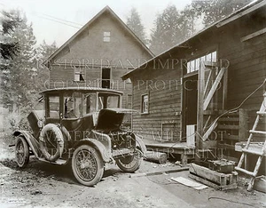 Foto 8x10 de Detroit coche eléctrico cargando baterías plomo ácido coche 1919 - Imagen 1 de 1