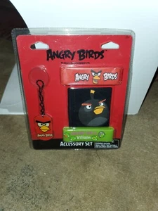 Juegos de accesorios Angry Birds Villian puños de goma pulseras etiquetas para perros nuevo en paquete - Imagen 1 de 3