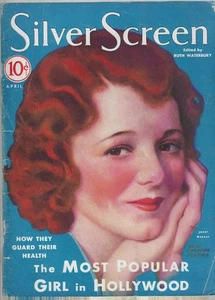 Silver Screen Magazine April 1931, Janet Gaynor Cover, N. Carroll, D. Lee - Picture 1 of 2
