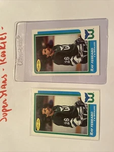 1986-87 O-Pee-Chee #160 Ray Ferraro Rookie OPC RC Hartford Whalers X 2 Cards - Picture 1 of 5