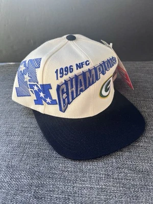 De colección 1996 Green Bay Packers NFC Champions ProLine Deportes Especialidades Snapback Sombrero Foto 1 de 4