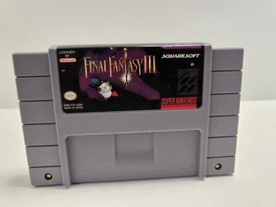 Final Fantasy 3 SNES Authentic Super Nintendo 1990 Untested - Image 1 of 4