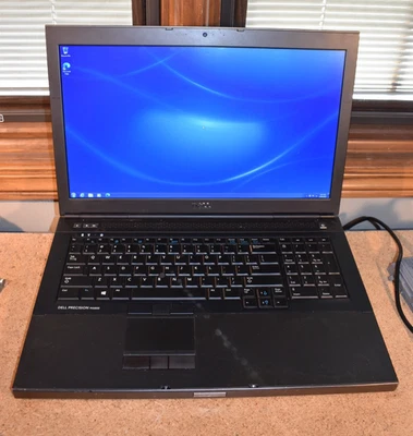 Dell Precision M6800 Quad Core i5-4210M 500GB HDD Windows 7 32-bit AMD FirePro - Image 1 of 4