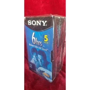 Sony VHS Juego de 3 T-120 Grado Estándar - ¡Nuevo Sellado!  - Imagen 1 de 3