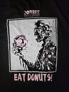 Tee No Evil Zombee Donut T Shirt Men's Large XL - Picture 1 of 8