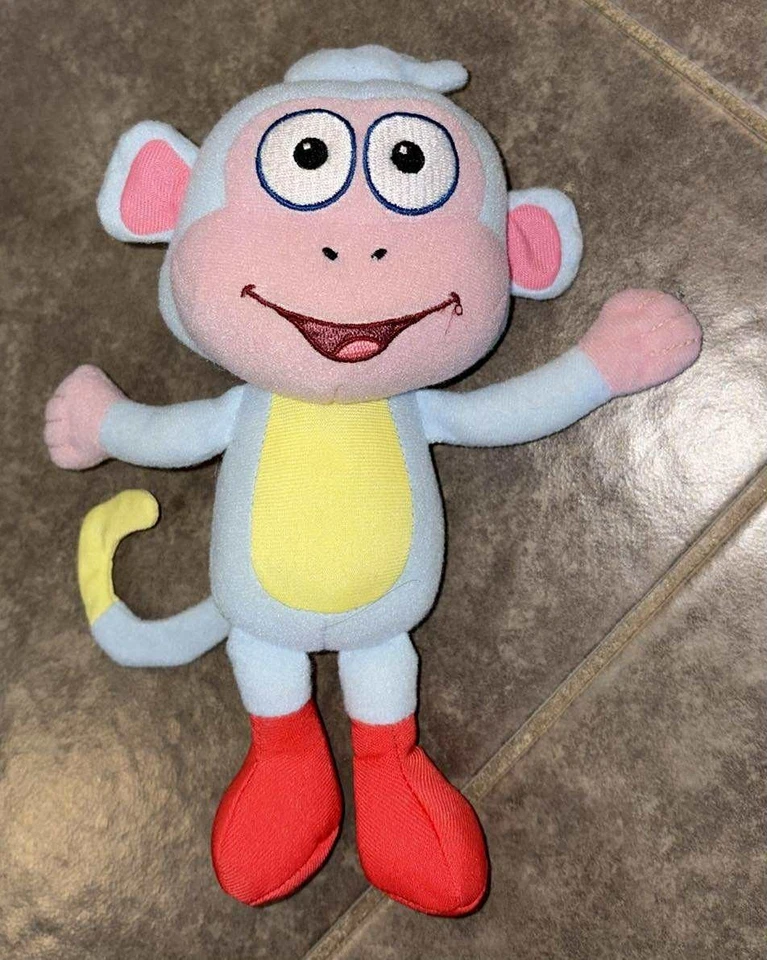 Vintage 2001 Dora the Explorer BOOTS the Monkey Plush Stuffed Toy 8" no tag - Image 1 of 2