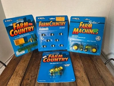 Farm Country JD 4 pc bundle set w/pig #4227, #5665, 4315, 5751 (NIPS) - Image 1 of 4