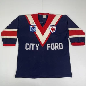 Eastern Suburbs Roosters 80s NSWRL City Ford Jersey Mens Size Large - Imagen 1 de 10