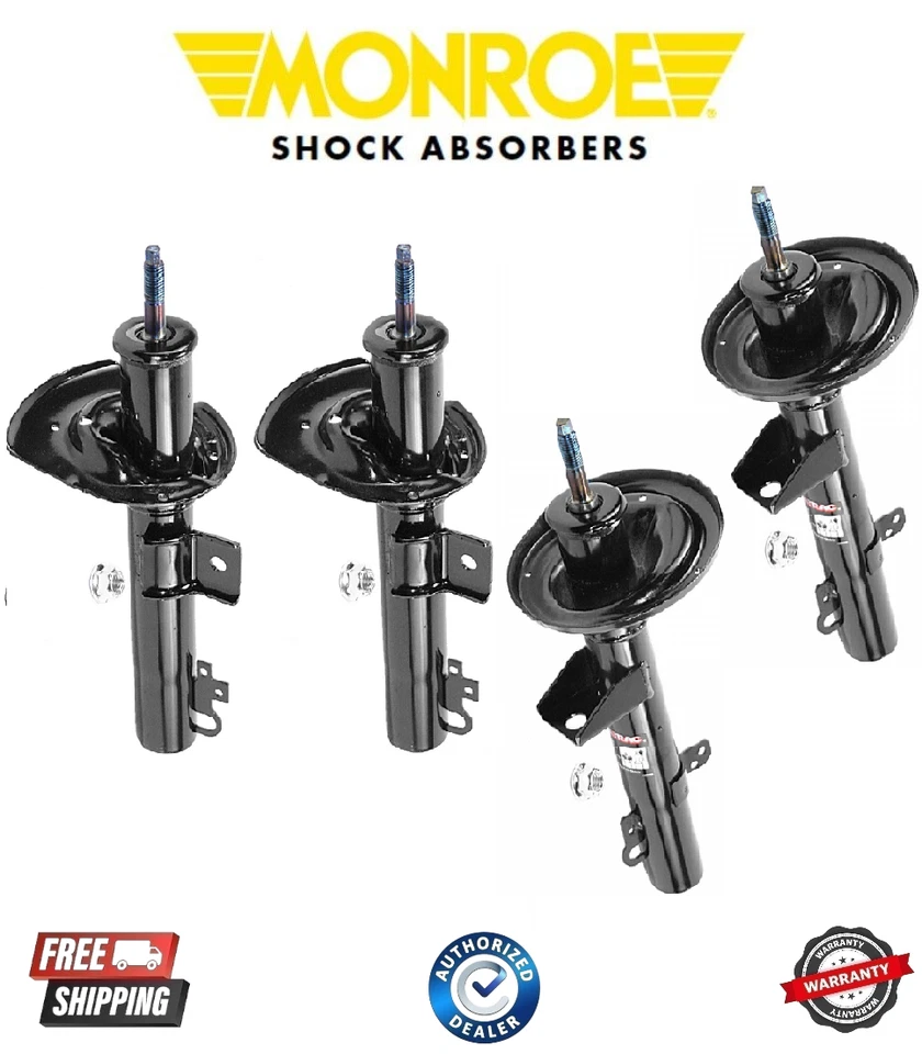 Complete Monroe Front & Rear Strut-OESpectrum Fits 96-07 Ford Taurus Mercury - Image 1 of 1