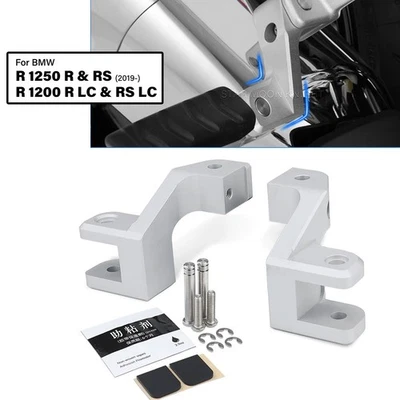 Para BMW R1200R R1250R R1250R 2019 + Reposapiés de pasajero Kit inferior 4,5 cm Foto 1 de 4