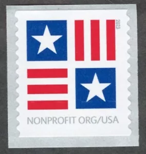 US. 5756. (5c) Patriotic Block. Coil Single. MNH. 2023 - Picture 1 of 1