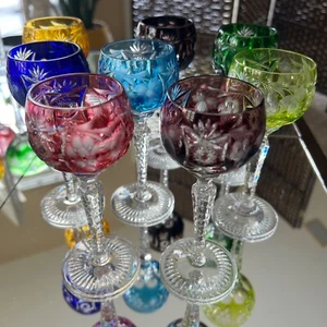 Nachtmann Traube Sherry Wine Hock Crystal Cordial Glasses Vtg Choice 5.5” - Picture 1 of 36