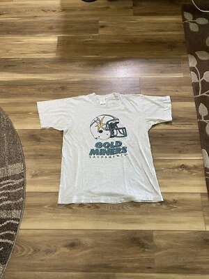 Camiseta Vintage Años 90 CFL Sacramento Gold Miners Talla Grande Foto 1 de 4
