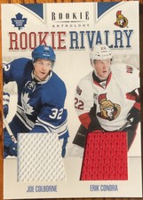 2011-12 Panini Rookie Anthology Rookie Rivalry Dual Jerseys Colborne/Condra #48
