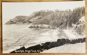 Postal con foto real Heceta Head Oregon Coast Highway o alrededor de 1920 sin usar - Imagen 1 de 1