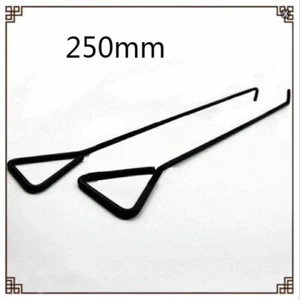 2PCS 250MM Kanalhaken Schachthaken Kanaldeckelheber Für Kanaldeckel Gullideckel - Bild 1 von 2