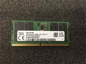 16GB SK Hynix DDR5 RAM 4800MHz PC5-4800B SODIMM HMCG78AEBSA095N BA GETESTET - Bild 1 von 1