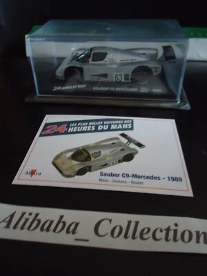 Macchina Sauber C9 Mercedes 1989 1: 43e Miniatura 24 Ore Mans 24H Altaya Hours - Immagine 1 di 2