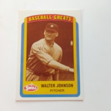 1991 Swell Baseball Greats Walter Johnson #75