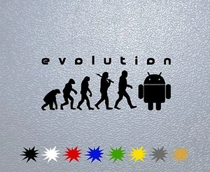 STICKER PEGATINA DECAL VINYL Evolution - Bild 1 von 2
