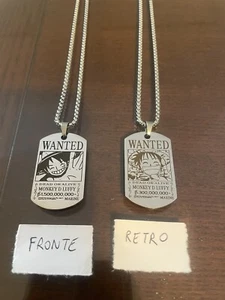 Collana Piastrina Militare One Piece - Foto 1 di 10