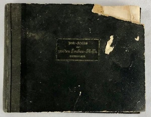 FUENTES DE MUESTRA 2. CLASE DE NIÑOS 1876 SCHÖPPENSTEDT CUADERNO DE ESCRITURA HERMOSA SÜTTERLIN - Imagen 1 de 12