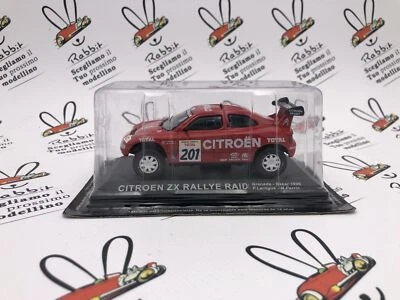 DIE CAST " CITROEN ZX RALLY RAID GRANADA DAKAR 1996 P. PERRIN " RALLY DEA* 1/43 - Immagine 1 di 2