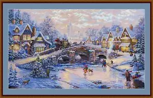 Merejka Counted Cross Stitch Kit Spirit of Christmas K-214 - Picture 1 of 4