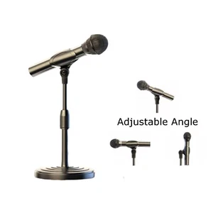 Soporte de micrófono de elevación de escritorio para teléfono móvil ángulo de altura ajustable - Imagen 1 de 18