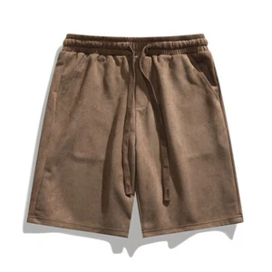 Men's Summer Fashion Solid Loose Casual Simple All-match Elasto Waist Shorts - Picture 1 of 9
