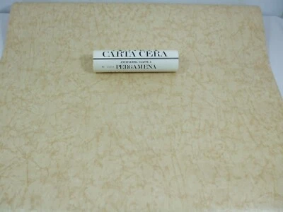 Papel Pintado Antiguo Italiano Vintage Estilo Antica Carta Cera Doble Rollo 27" x 33' Foto 1 de 4