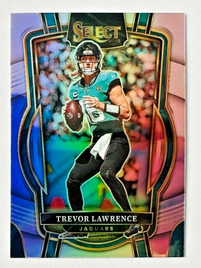2022 Panini Select Trevor Lawrence SILVER Prizm Club Level Card #254 Jaguars!