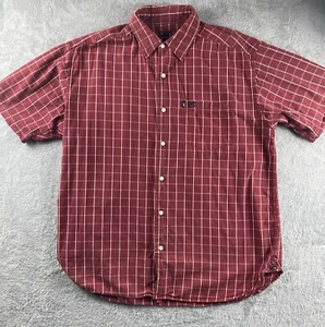 Vintage ECKO UNLTD Shirt Mens XL Red Plaid Streetwear Designer Y2K READ - Picture 1 of 13