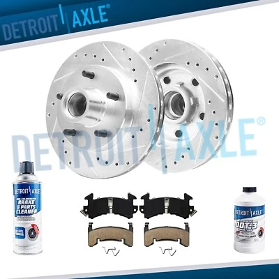 2WD Front Disc Rotors + Brake Pads for Chevy Monte Carlo Buick Regal GMC Sonoma - Image 1 of 4