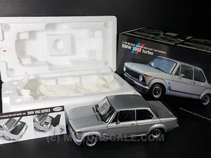 1/18 BMW 2002 Turbo silver Kyosho 8542S original edition NEW 08542S - Imagen 1 de 8