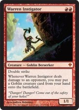 [1x] Warren Instigator - Foil - Slight Play, English - Zendikar MTG Magic