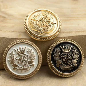 10X 15-20mm Retro Round Button Sewing Jacket Coats Metal Buttons Replacement DIY - Picture 1 of 24