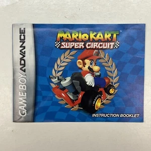 Mario Kart Super Circuit (Game Boy Advance GPA) Instruction Booklet Manual Only - Picture 1 of 2