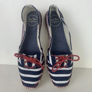 Toni Pons Origins Espadrilles Slipper Schuhe gestreift blau-weiß 37 / 7 - Bild 1 von 6