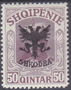 ALBANIA 1920 - SOBREIMPRESIÓN Mi.: 75 - *MH* - Imagen 1 de 2
