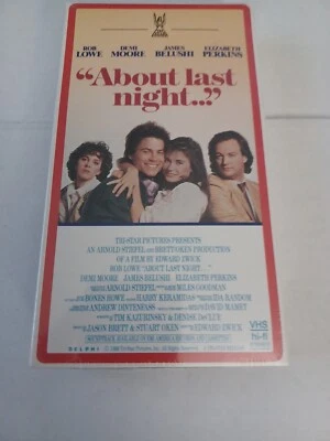 About Last Night...  (VHS 1987) Brand new sealed. Foto 1 de 4