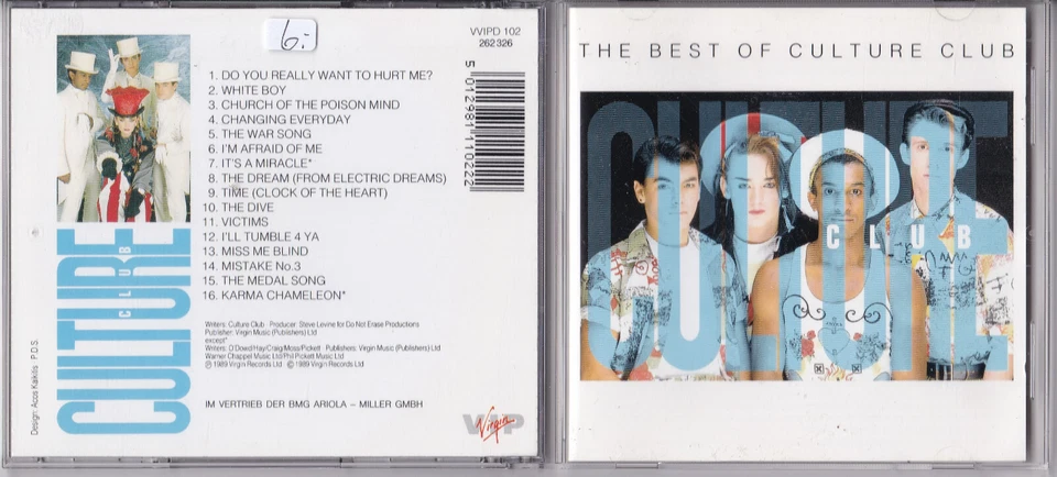Culture Club -The Best Of Culture Club- CD Virgin VIP - Bild 1 von 1