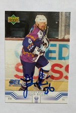 2001-02 Upper Deck German DEL #190 In Person Auto Johan Rosen Munich Barons