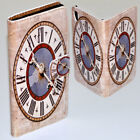 For Oppo Series - Vintage Clock Theme Print Wallet Mobile Phone Case Cover #3