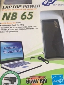 NB 65 FSP 65W 19V Universal AC Laptop Notebook Power Adapter w/ Multi Connectors - Bild 1 von 6