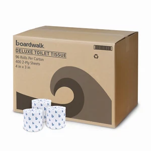 Boardwalk BWK6144 2-Ply Septic Safe Toilet Tissue - White (96/CT) New - Picture 1 of 11