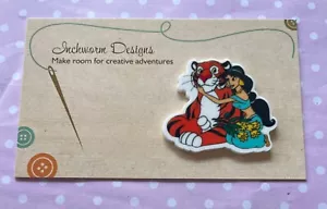 Needleminder Needle Minder JASMINE TIGER Minders cross stitch groot - Picture 1 of 2
