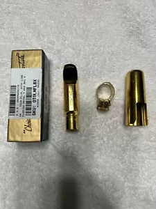 Old OTTO LINK “Super” Tone Master Mouthpiece 8 Gold With Serial Numbers - Picture 1 of 6